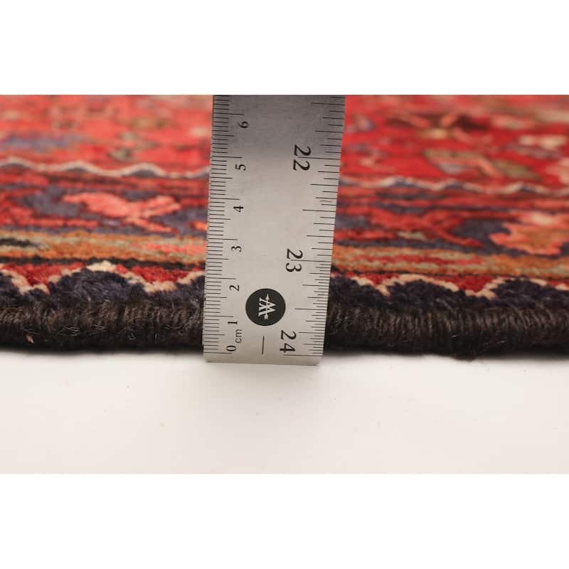 ECARPETGALLERY Hand-knotted Andelz Red Wool Rug - 3'5 x 9'10