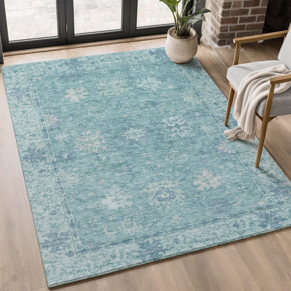 Premium Washable Super Soft Traditional Caply Mayfield Rug