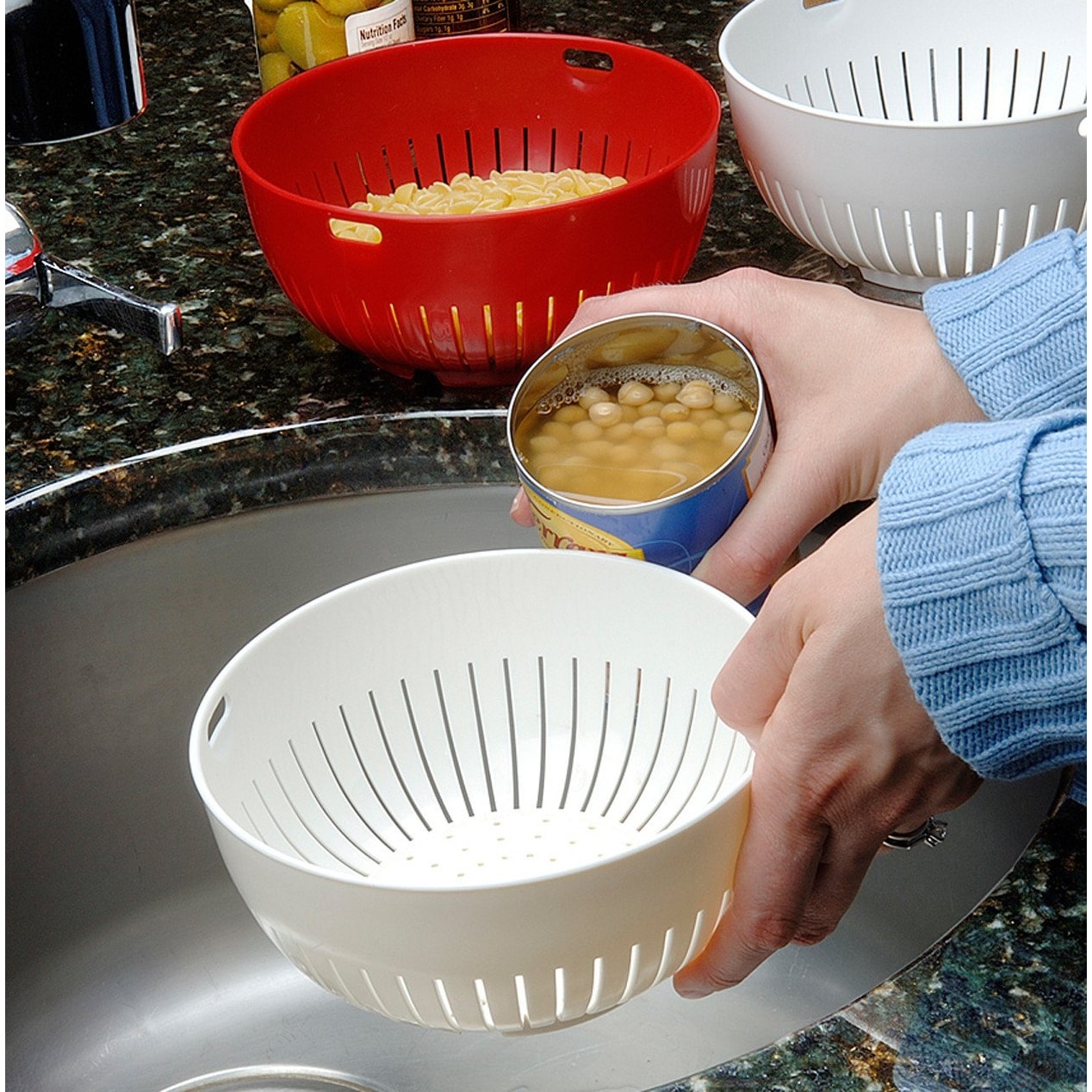 Hutzler 6.25-Inch Mini Colander / Food Strainer