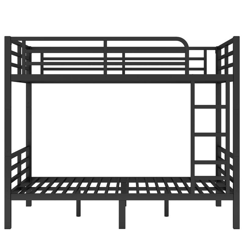 Metal Bunk Bed for Teens and Adults, Space-Saving Design, Noise Reduced