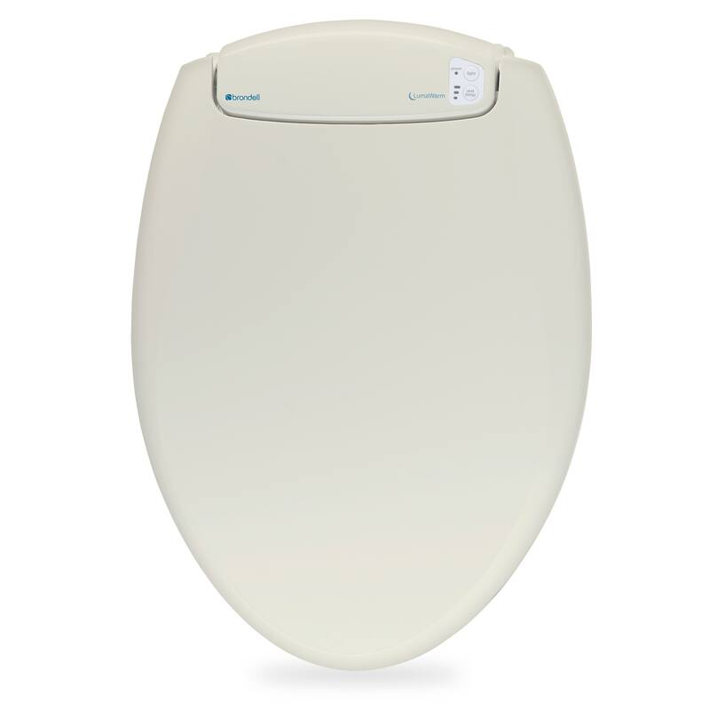 Brondell LumaWarm Heated Nightlight Elongated Biscuit Toilet Seat - Biscuit