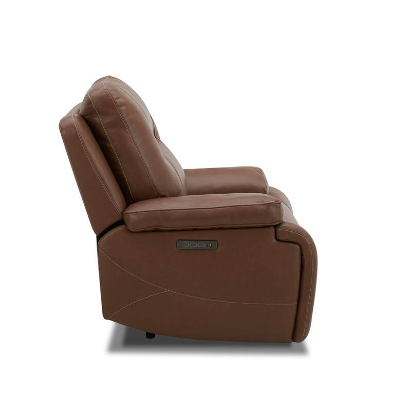 Liberty Furniture Cameron Power Leather Recliner with Charging Port