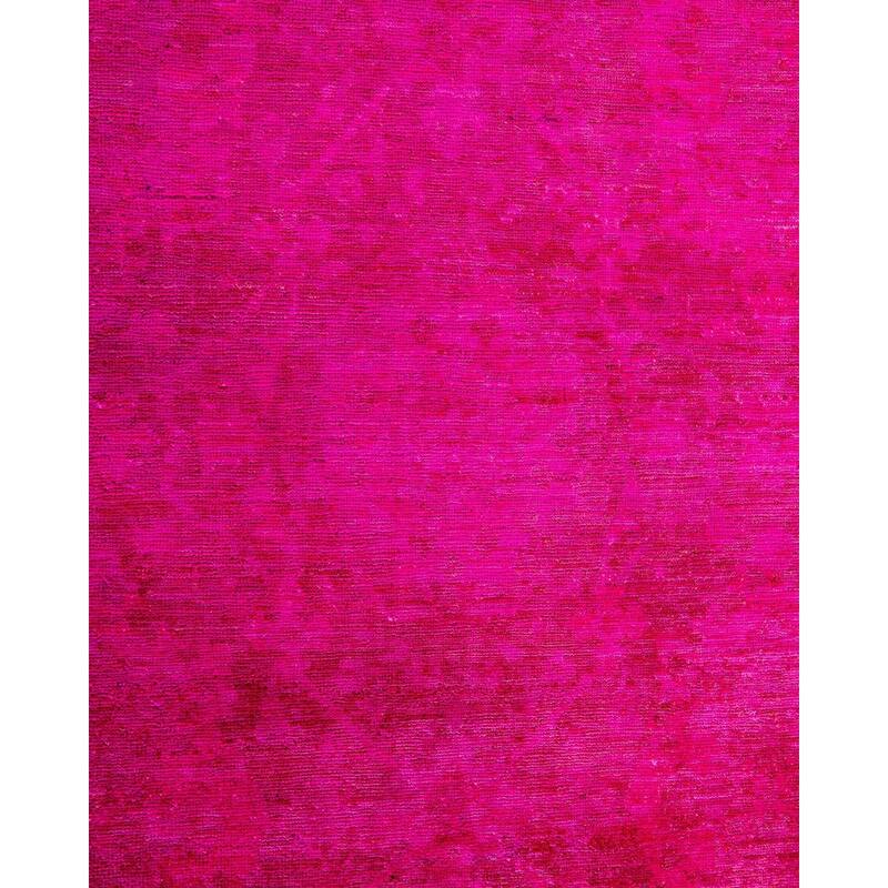 Vibrance, One-of-a-Kind Handmade Area Rug - Pink, 8' 1" x 10' 7" - 8' 1" x 10' 7"