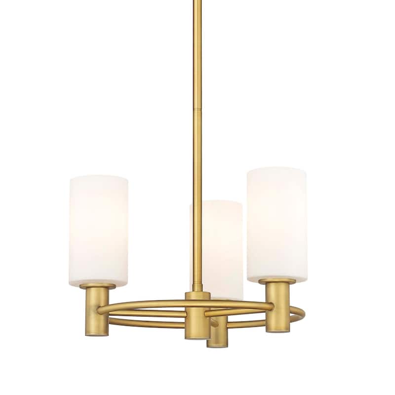 Innovations Lighting 434-3CR-11-18 Crown Point Pendant Crown Point 3 - Brushed Brass
