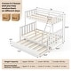 preview thumbnail 13 of 18, Costway Twin Over Full Bunk Bed with Trundle Ladder Safety Guardrails - See Details
