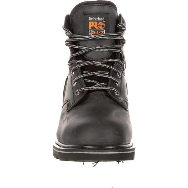 timberland pro pit boss steel toe black