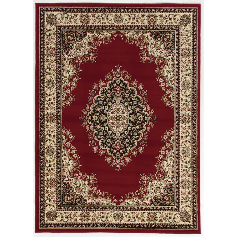 Admire Home Living Amalfi Traditional Oriental Medallion Area Rug