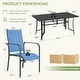 preview thumbnail 175 of 174, Patio Dining Set, Outdoor Dining Table and Chairs Set with Textilene Chairs, Adjustable Umbrella Hole for Garden, Backyard