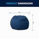 preview thumbnail 39 of 191, Small Refillable Bean Bag Chair for Kids and Teens