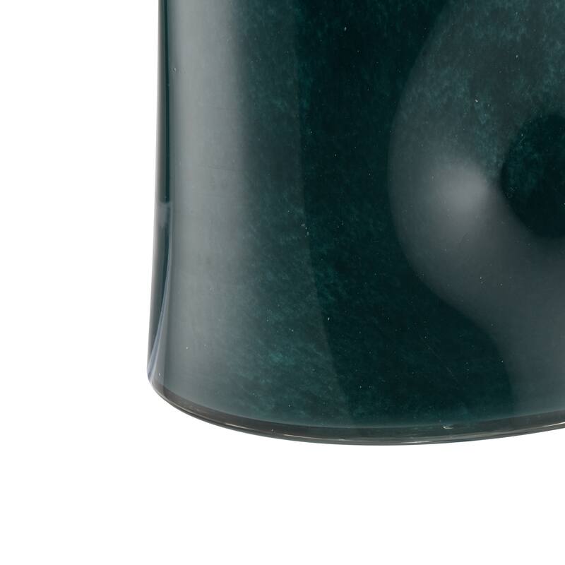 Elk Home Alina Dark Green Finish Glass 6 Inch Wide Vase