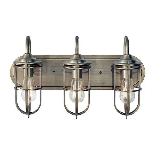 Shop Feiss VS36003 Urban Renewal 3 Light Bathroom Vanity Light Feiss VS36003 Urban Renewal 3 Light Bathroom Vanity Light - dark antique brass - Shop Feiss VS36003 Urban Renewal 3 Light Bathroom Vanity Light