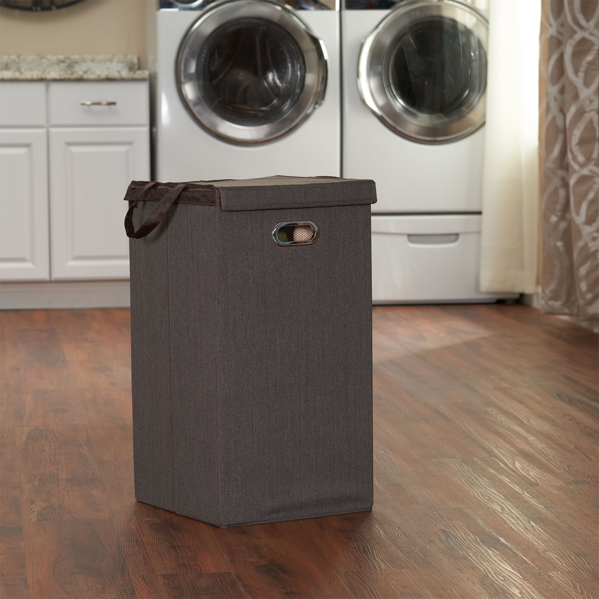 Laundry Hamper with Lid - 14.0"L x 14.0"W x 26.0"H