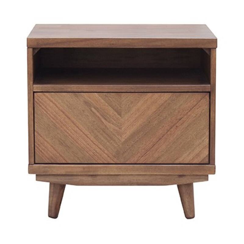 NPD Furniture Piero Chevron Nightstand