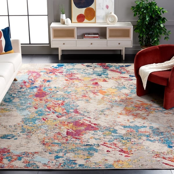 slide 2 of 13, SAFAVIEH Monaco Stelvia Boho Abstract Rug