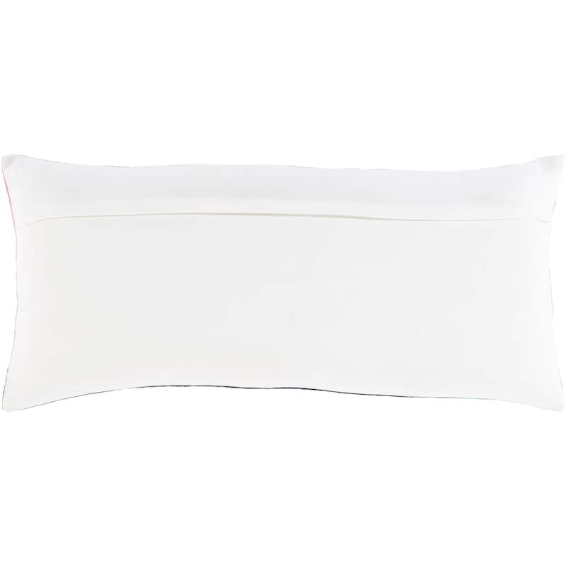 Artistic Weavers Callen Embroidered Color Block 32-inch Lumbar Throw Pillow