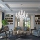 preview thumbnail 7 of 7, Maxax 12 - Light Candle Style Traditional Chandelier with Crystal Accents - MX17020-12-P