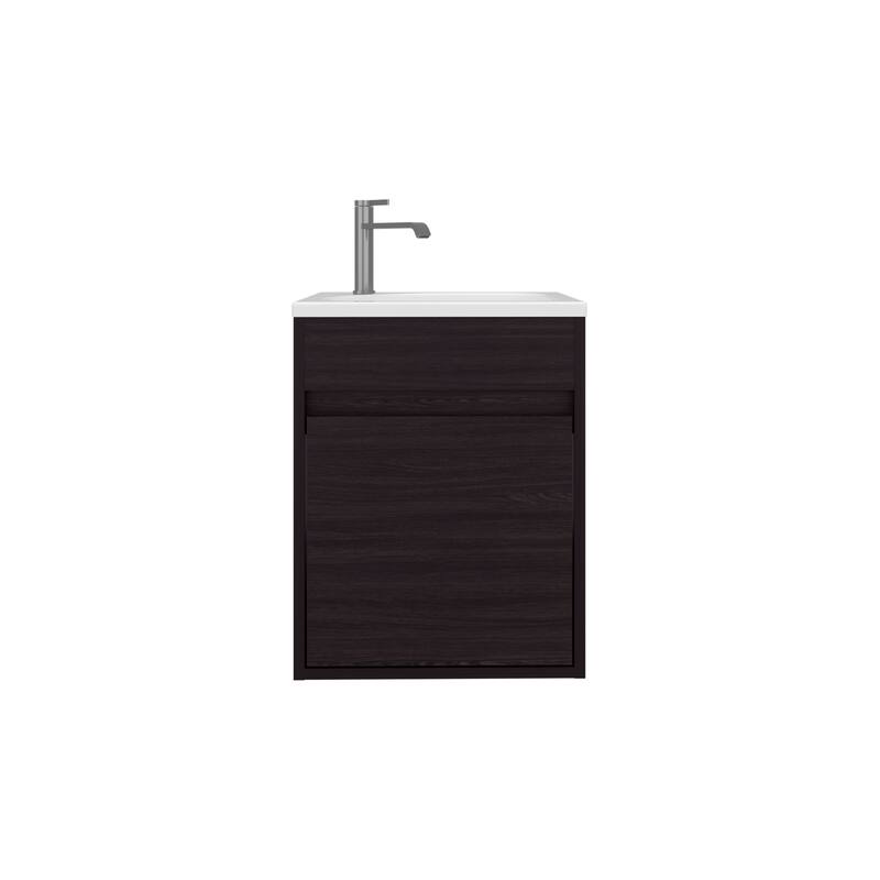 Bathroom Vanity, 1 Door with durable engineered wood construction,Easy to assemble