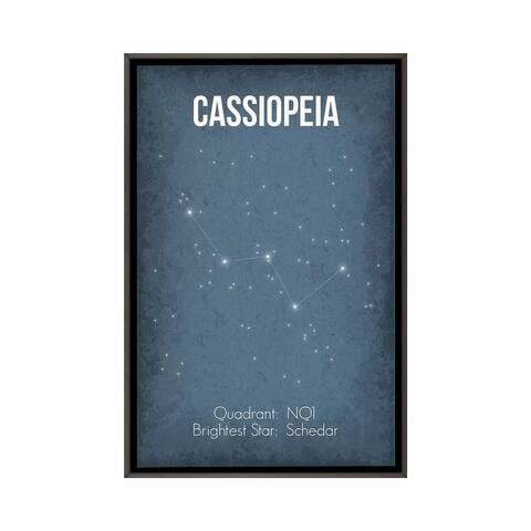 iCanvas "Cassiopeia" by GetYourNerdOn Framed