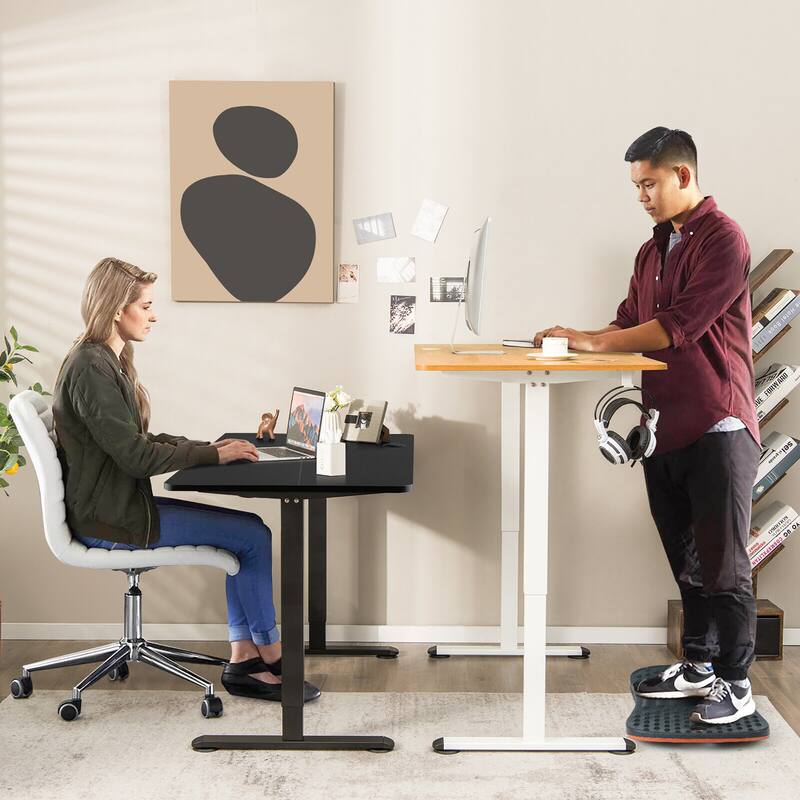 Gymax Electric Standing Desk Adjustable Stand up Computer Desk