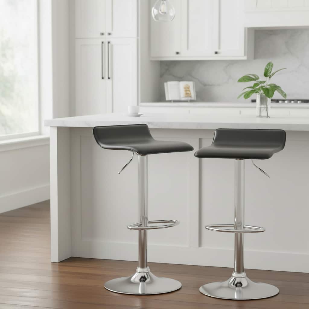 Modern Adjustable Bar Stools (Set of 2) - 23.5 - 31.5"h