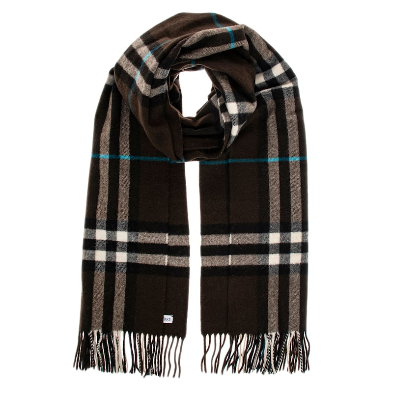 Burberry Check Oversized Cashmere Scarf - Snug