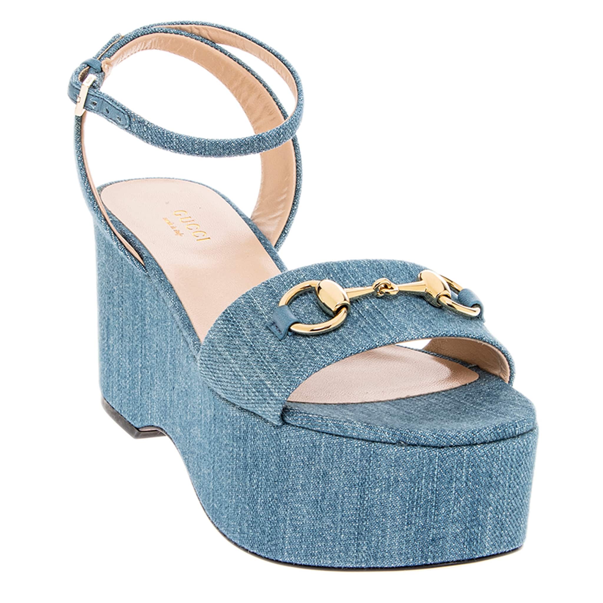 Gucci Horsebit Platform Sandals