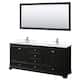 Option Dark Espresso / White Quartz Top / Polished Chrome