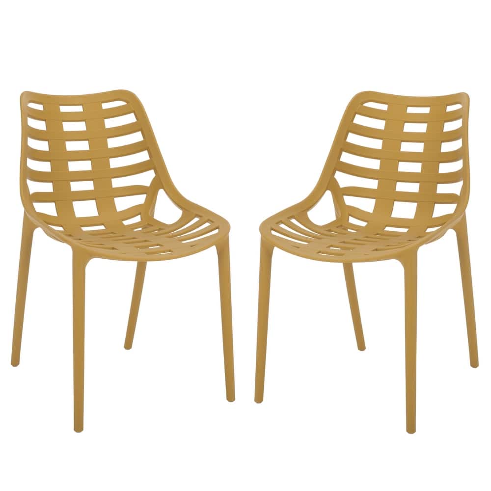 SAFAVIEH Outdoor Living Fufa Dining Chair (Set of 2) - 20"W x 24"D x 33"H
