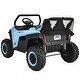 preview thumbnail 68 of 93, 24V 4WD Kids Electric UTV Ride-On Car, Dual Seat with Remote Control, Easy-Drag System, Soft Brake & Spring Suspension