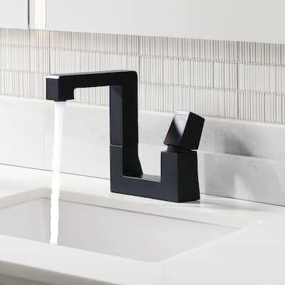 Single Handle Single Hole Bathroom Sink Faucet