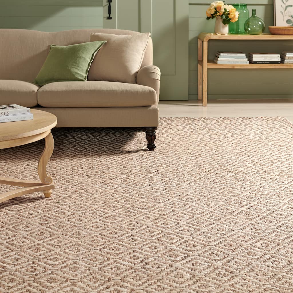 Martha Stewart Handmade Dieuwertje Contemporary Jute Rug