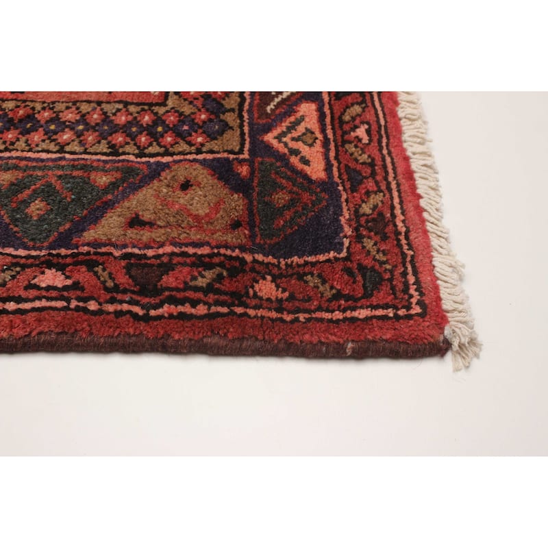 ECARPETGALLERY Hand-knotted Andelz Red Wool Rug - 4'3 x 7'7
