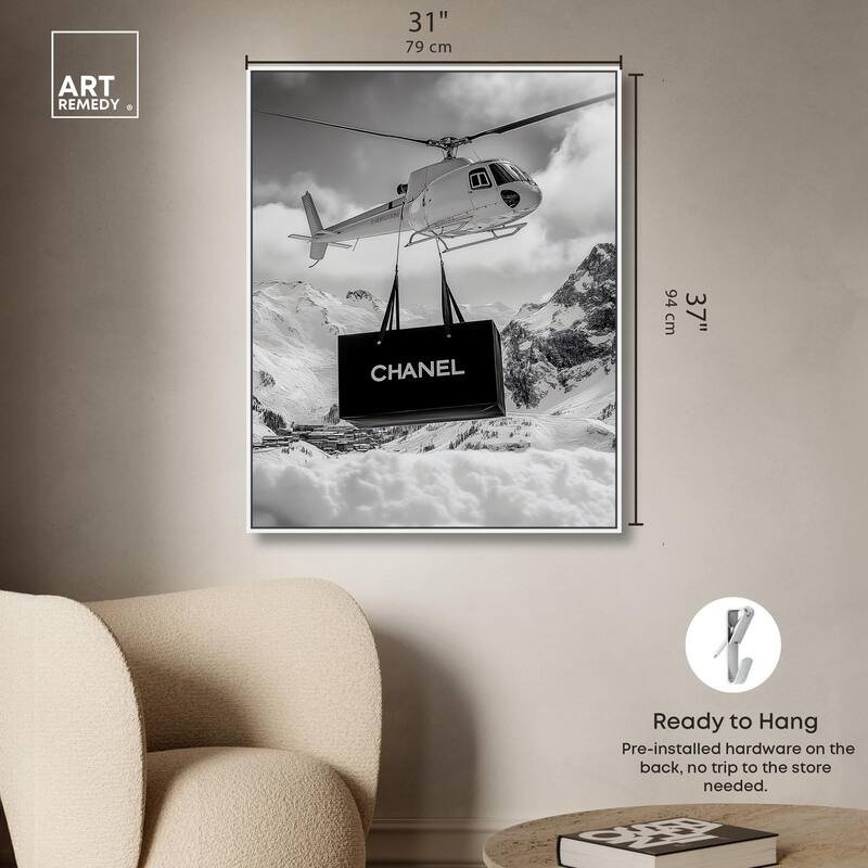 Fashion Delivery Canvas by Art Remedy