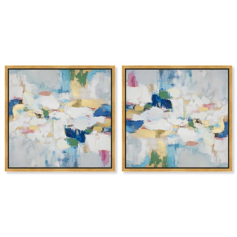 Bouquet Cheetah Canvas by Art Remedy - 24" x 16" - Silver