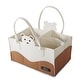 preview thumbnail 1 of 13, Sunveno Cartoon Diaper Storage Basket Tan