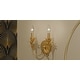 preview thumbnail 5 of 5, Maria 2-Light Gold Leaf Wall Sconce