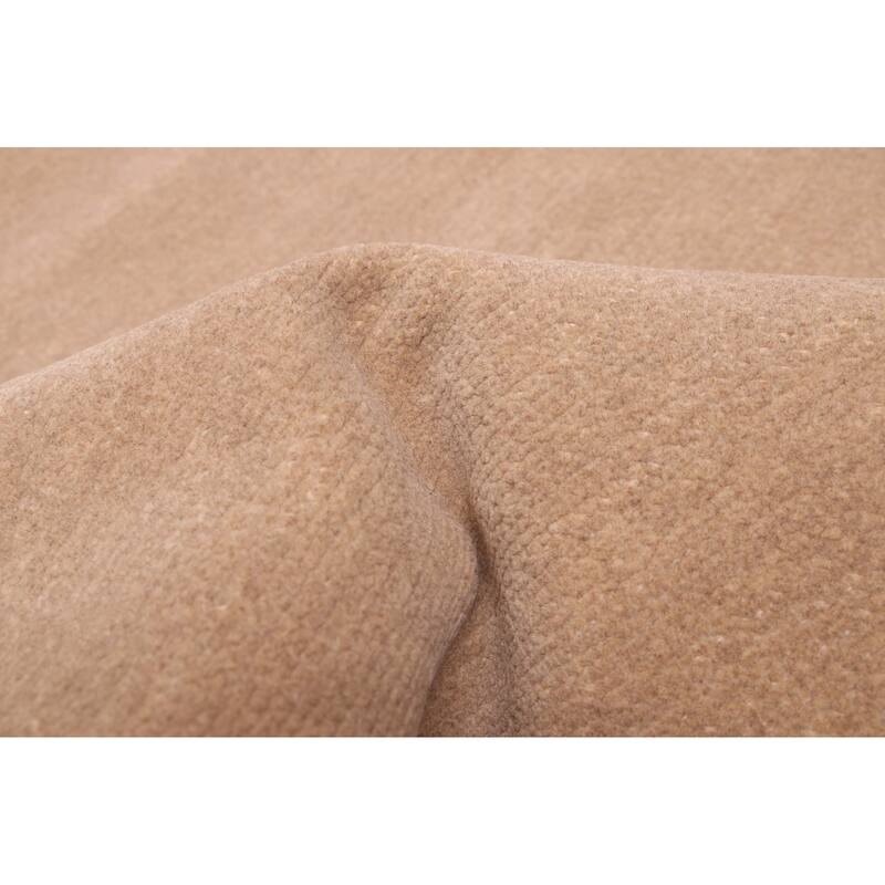 ECARPETGALLERY Hand-knotted Mystique Brown Wool Rug - 8'1 x 9'10