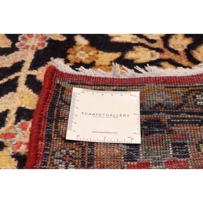 ECARPETGALLERY Hand-knotted Anadol Black Wool Rug - 4'6 x 7'0
