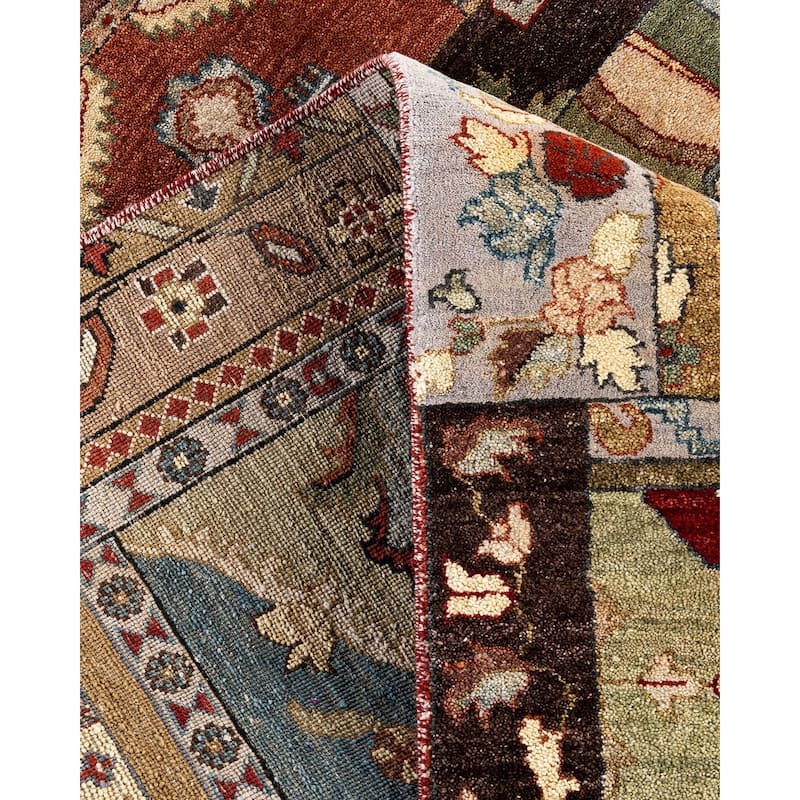 Patchwork One-of-a-Kind Hand-Knotted Area Rug, Beige - 8' 3" x 10' 3"