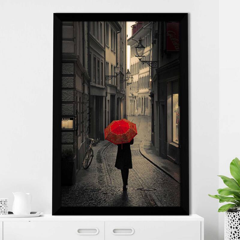 "Red Rain" by Stefano Corso Print on Acrylic