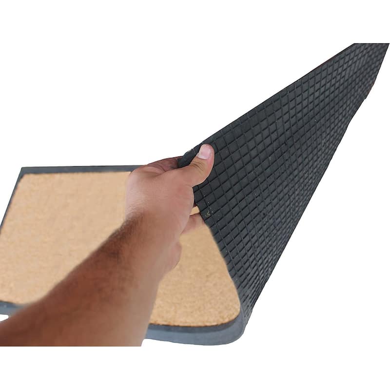 A1HC Natural Coir and Rubber Large Door Mat,Thick Durable Doormats for Indoor Outdoor Entrance