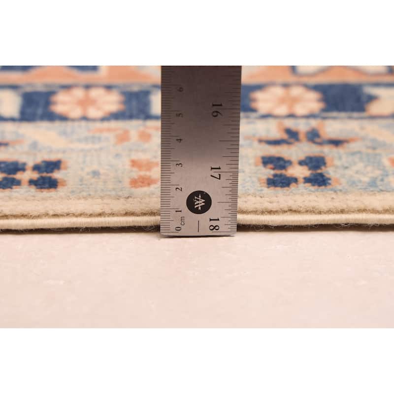 ECARPETGALLERY Hand-knotted Finest Ghazni Ivory Wool Rug - 8'4 x 10'5