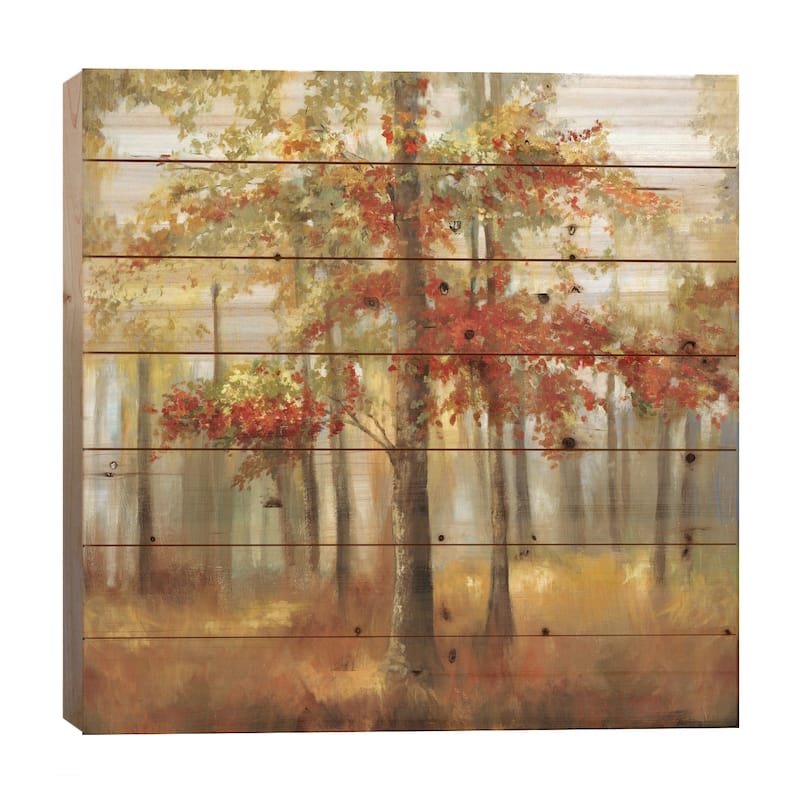 Soft Light I Print On Wood by Allison Pearce - Multi-Color - 26x26x1.5