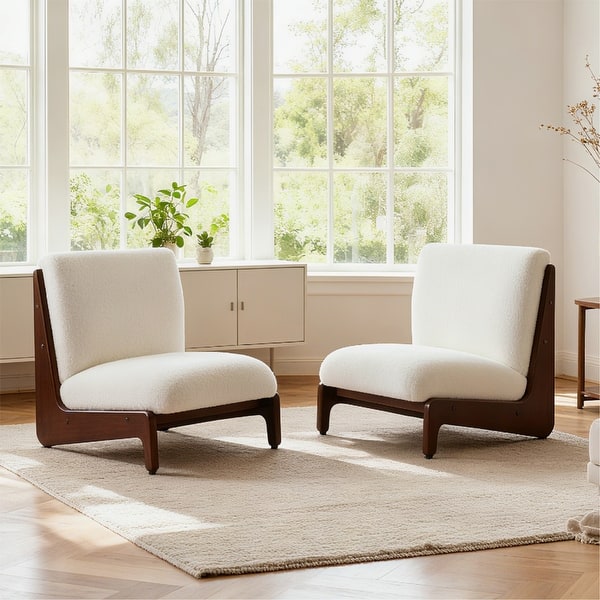 slide 2 of 47, Scott Living Moda Accent Chair with Solid Wood Frame（Set of 2）