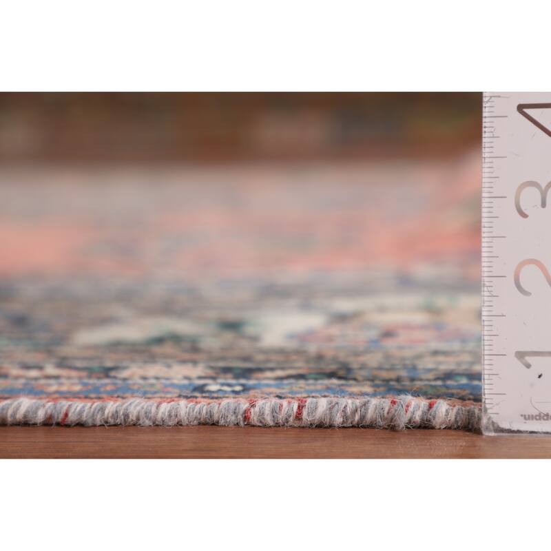 Vintage Hamedan Persian Vintage Area Rug Handmade Wool Carpet - 8'10"x 11'3"