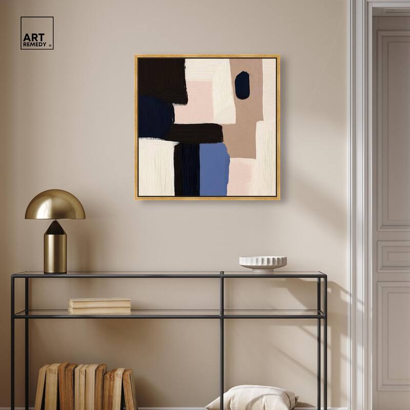 Blue Quietude II Canvas by Art Remedy