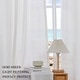 preview thumbnail 7 of 37, Cotton Blend Light Filtering Textured Back Tab/Rod Pocket Curtain Pair (Set of 2)