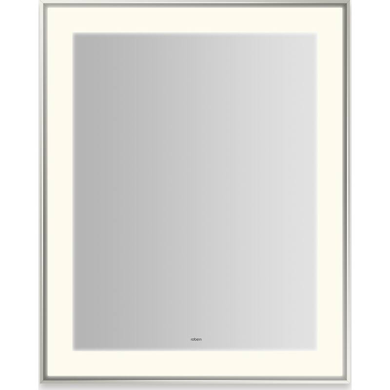 Robern YM2531RPSMD3K Sculpt 25-1/4"W x 31-1/4"H Rectangular Flat Metal - Polished Nickel