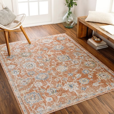 Artistic Weavers Lillian Machine Washable Transitional Floral Area Rug