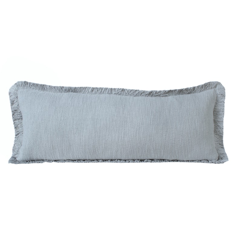 Hidalgo Solid Fringed Throw Pillow by Sevita